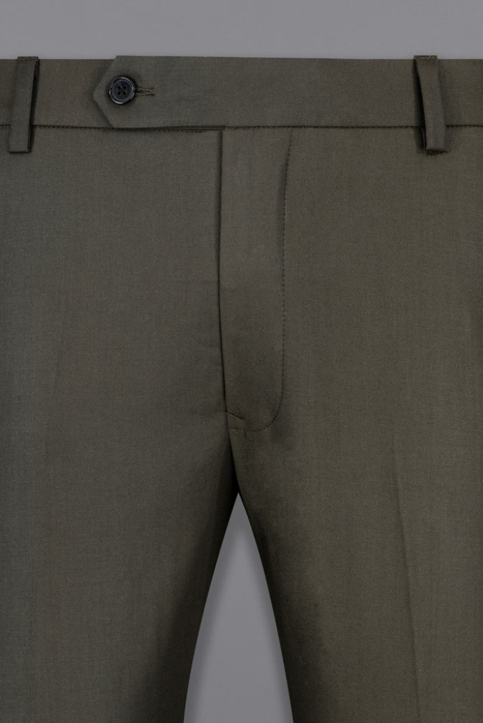 Men Elegant Pant Olive Green Trouser Formal Slim Fit Pant Wedding Green Pant Grooms Wear Pant Gift For Him